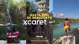 Xcaret Sale  Xplor Park Aventura en Cancún México [upl. by Ahsiyt531]