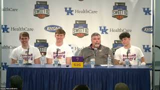 2024 UK Healthcare Boys Sweet 16 Championship Harlan Co vs Lyon Co Postgame Press Conference [upl. by Glialentn]