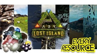 The BEST Resource Locations on Lost Island [upl. by Nesrac]