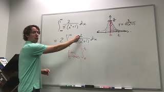 Improper integral from statistics [upl. by Corvin]