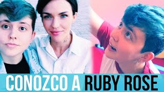 TOP 5 FAMOSOS ¡CONOZCO A RUBY ROSE  BelenaGaynor [upl. by Ydal]