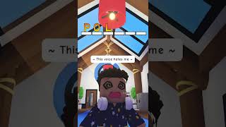 THAT VOICE AT THE END MADE ME CRAZY roblox shorts adoptme [upl. by Erdnaed584]