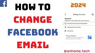 How to Change Your Email Address on Facebook A StepbyStep Guide [upl. by Gnuh]