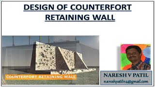 Design of Counterfort Retaining Wall  class 01 [upl. by Streeter471]