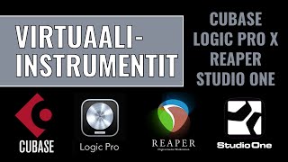 Virtuaaliinstrumenttien käyttäminen – Logic Pro Cubase Reaper Studio One – Kotistudiokoutsifi [upl. by Ami]