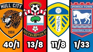 The Bookies FINAL Championship PROMOTION Predictions [upl. by Willcox871]