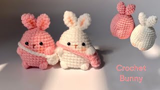 How To Crochet Bunny 🐰 Rabbit Amigurumi  Móc Bé Thỏ Dễ Thương  Xuxu Crochet [upl. by Melcher]