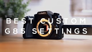 Setting Up Your G85 For Filmmaking Best G85 Settings for Video  Cinematic Custom Filmic Setting [upl. by Yerfej]