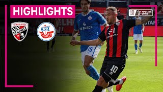 FC Ingolstadt 04  Hansa Rostock  Highlights 3 Liga  MAGENTA SPORT [upl. by Fenwick982]