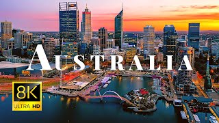 Cities of Australia 🇦🇺 in 8K ULTRA HD 60 FPS Drone Video [upl. by Roberto]