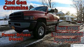 2nd Gen Cummins 24v 47RE Pan Off Upgrades Best Upgrades for 47re Transmission [upl. by Savadove]