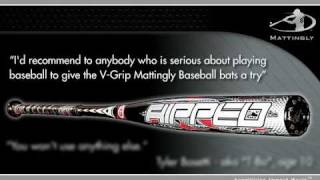 Mattingly VGrip Baseball Bat Technology [upl. by Alvira16]