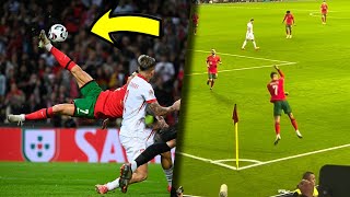 Cristiano Ronaldo Bicycle Kick Goal vs Poland [upl. by Dympha]