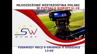 LIVE MMP w FUTSALU U18 RESPEKT MYŚLENICE  ROW RYBNIK [upl. by Aicissej187]