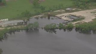 Giant sinkhole in Liberty County begins to grow again [upl. by Eilsew]