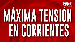 Máxima tensión en Corrientes vecinos reclaman frente a una comisaría [upl. by Desai]