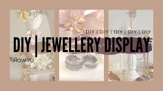 DIY JEWELRY DISPLAY IDEA  Jewellery Display Stand 😍 [upl. by Airtina]