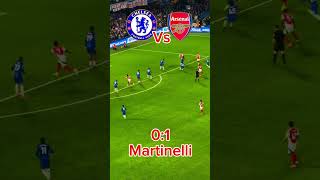 Martinelli goal against Chelsea  Chelsea vs Arsenal EPL match day trending epl martinelli viral [upl. by Rochelle]