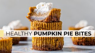 MINI PUMPKIN PIES  easy healthy amp homemade recipe [upl. by Mariejeanne56]