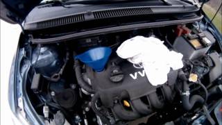 2009 Toyota Yaris Oil Change 15 liter [upl. by Alyac]