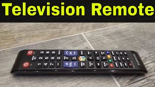 How To Use A Television RemoteComplete Guide For Beginners [upl. by Lotz]