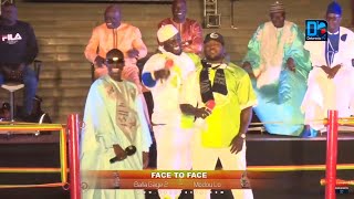 Face to Face Balla Gaye 2 vs Modou Lo  La prestation de pape diouf [upl. by Orthman]