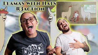 First time Reaction Becka  Llamas with Hats  Episode 1 amp 2 [upl. by Leeke]