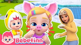 Guess The Animals  EP119  Bebefinn Nursery Rhymes for Kids [upl. by Ellevehc]