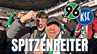 HANNOVER auf die EINS🔥 Hannover 96  Karlsruher SC Stadionvlog [upl. by Xaviera]