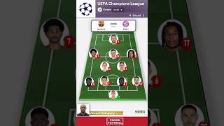 Barcelona vs Bayern  LINE UP amp Starting Bayern XI Live 🔴⚪  UEFA Champions League 202425 [upl. by Bertina]