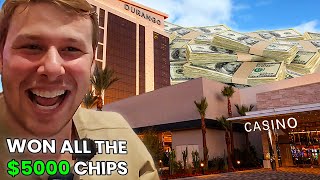 I WENT ON THE CRAZIEST BLACKJACK RUN OF MY LIFE AT THE DURANGO IN VEGAS [upl. by Papageno241]