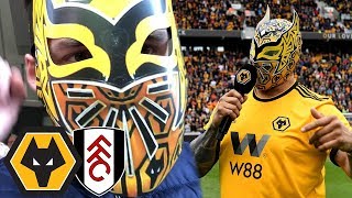 SIN CARA SEES WOLVES WIN Wolves Vs Fulham 10 Match Day Vlog [upl. by Anilok563]