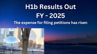 H1b Lottery Results Out FY 2025  Petition Cost [upl. by Eiramanin]