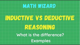 Inductive Reasoning vs Deductive Reasoning  Examples  Mathematics in the Modern World [upl. by Olodort366]