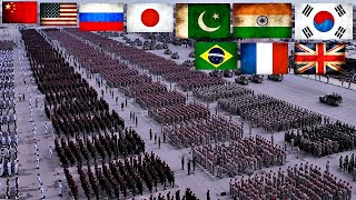 10 Most Powerful Militaries In The World  2023 [upl. by Asetal391]