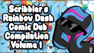 Scribblers Rainbow Dash Comic Dub Compilation Volume 1 MLP Comic Dubs [upl. by Kath]