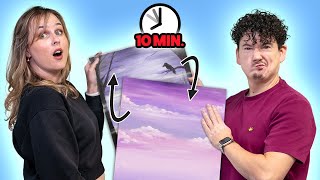 ELKE 10 MINUTEN RUILEN van SCHILDERIJ  Schilderen Challenge met Rick [upl. by Bazil357]