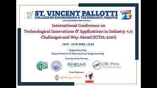 International Conference On Technological Innovations And Application 40 ICTIA 2024 [upl. by Anyahc255]