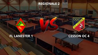 OC CESSON 4  FL LANESTER 1  Régionale 2  Table 1 [upl. by Ariahs]