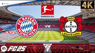 Bayern Munich vs Bayer Leverkusen  Bundesliga  EA FC 25  PS5™ 4K HD [upl. by Fransis616]