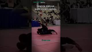 Boleh dicoba nih  Teknik tipuan sapuan belakang pencaksilat tipuan keren [upl. by Stempson]