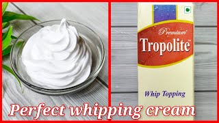 whipping cream recipeকেক ডেকোরেশনের জন্য পারফেক্ট ক্রিমtropolite whipping cream recipe [upl. by Claude]