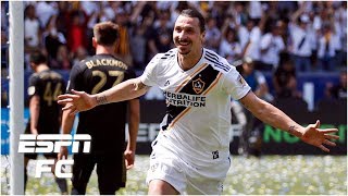 Zlatan Ibrahimovic scores two amazing goals in MLS debut  MLS Highlights [upl. by Milda]