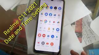 Realme C11 2021 Date and Time Setting  How to Set Date and Time Setting in Realme C11 2021 model [upl. by Eelesor]