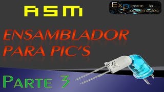 Programación en EnsambladorASM para PICRegistro W [upl. by Niac]