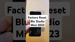 Factory Reset Hard Reset Blu Studio Mini 2023 [upl. by Pacifica]