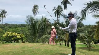 Trip to Santiburi Country Club Koh Samui and opening tee shot  Mizuno golf [upl. by Knowlton906]