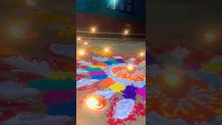 Making Rangoli laxmipooja tiharvibes 2081 [upl. by Aiekan]