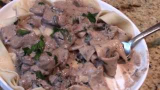 Decadent Lindas Pantry Stroganoff With Homemade Pasta [upl. by Cyndie]