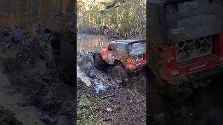 Stuck in Mud 🔥 Smoke ⚡ Public Sound ON 👀💯 offroad offroad4x4 jeep4x4 jeepoffroad adventure 4x4 [upl. by Anayeek]